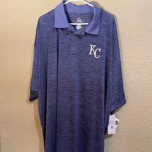 Majestic Polo Kansas City Royals 5XL NWT big and tall mens